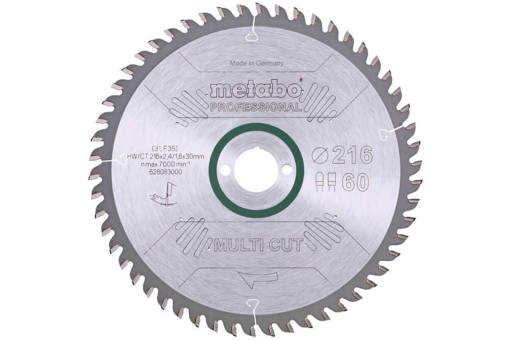 Диск пильный универсальный METABO 216х30х60Т (628083000)