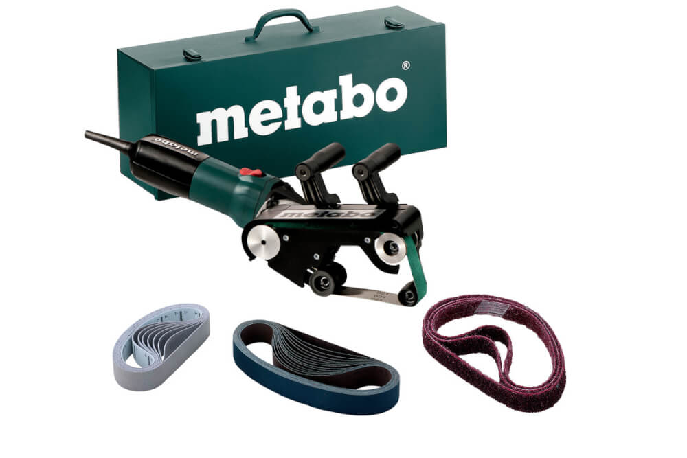 Шлифмашина ленточная для труб Metabo RBE 9-60 Set (602183510) Ящик из лист. стали — купить в СПб