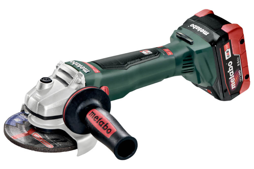 УШМ акк. Metabo WB 18 LTX Bl 125 Quick (613077810) 18В, 2X5.5АЧ LiHD, Кейс