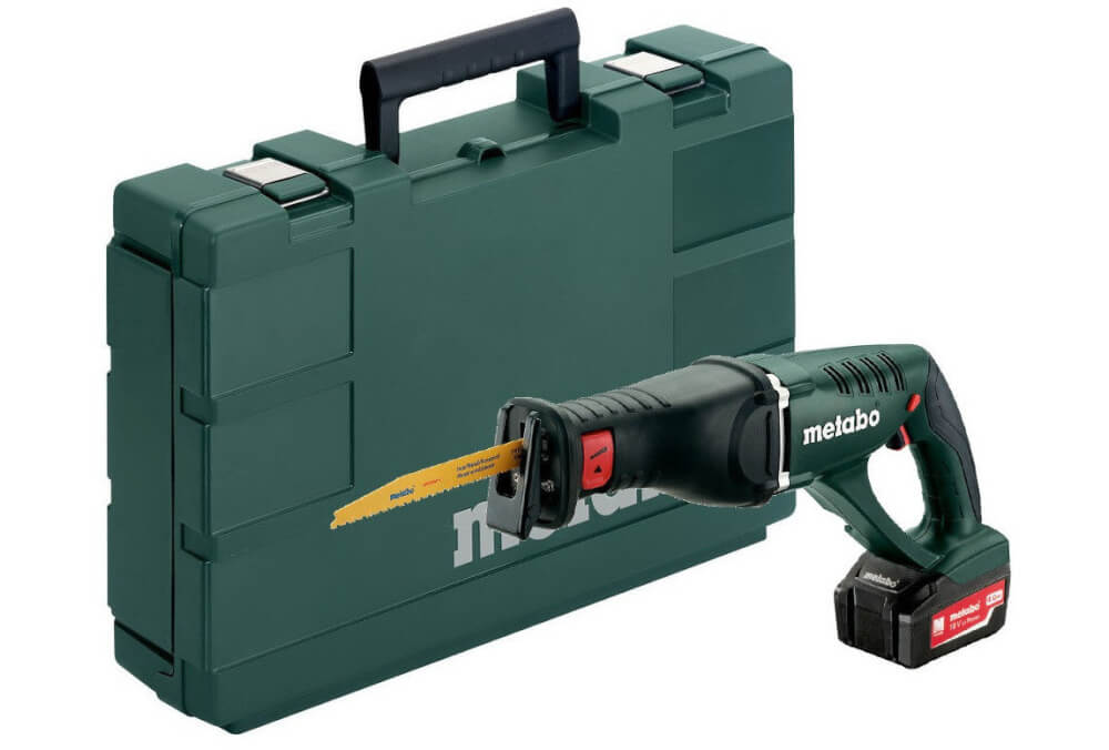 Сабельная акк. пила Metabo ASE 18 LTX (602269610) 18В, 2X4АЧ, Кейс