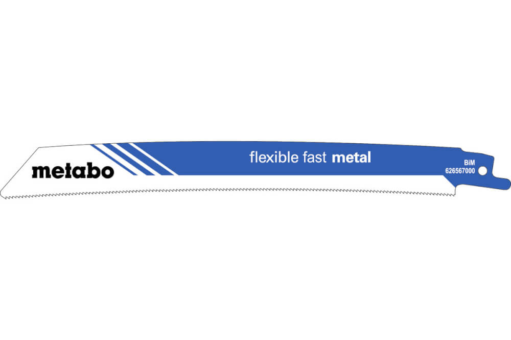 Полотно для сабельной пилы 225мм METABO FLEXIBLE FAST METAL (626567000), 5шт.
