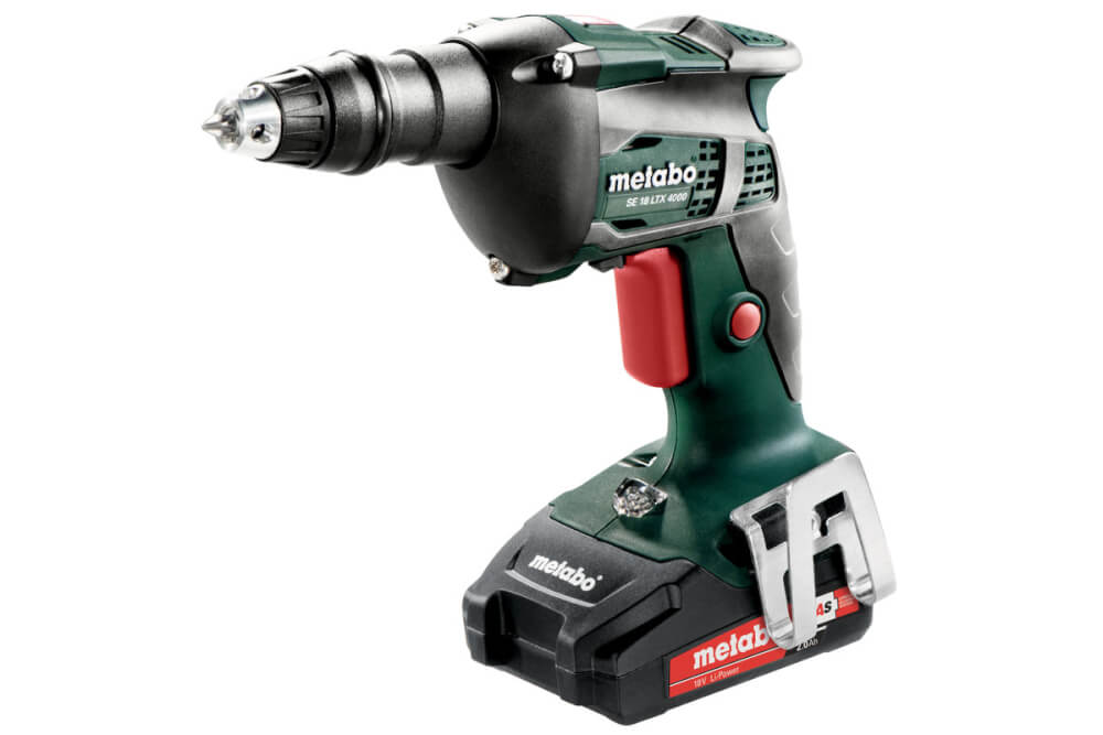 Шуруповерт акк. для гипсокартона Metabo SE 18 LTX 4000 (620048500) 18В,2X2АЧ, Кейс