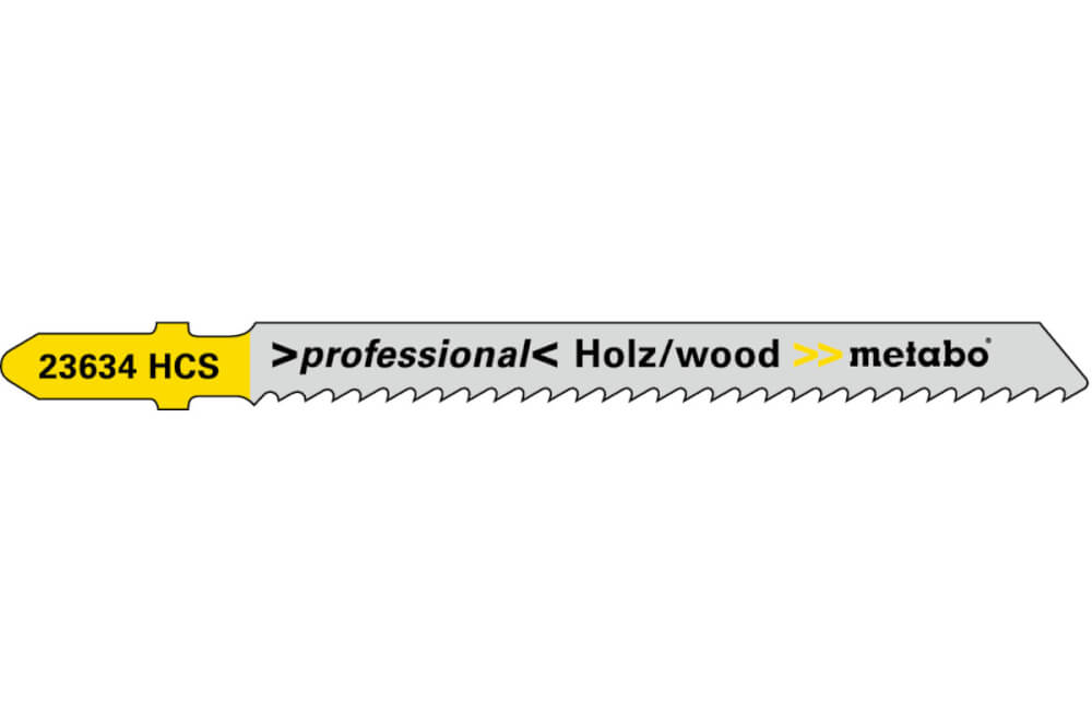 Пилки для лобзика 5шт METABO T101B HCS (623634000)