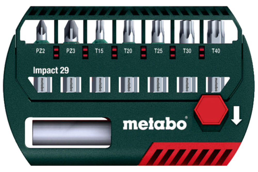 Набор бит METABO Impact 8 предметов (628849000)