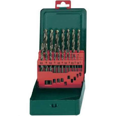 Набор сверл по металлу 1-10 мм METABO, 19 шт. (627157000)