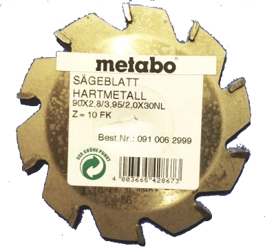 Диск пильный по дереву METABO 90x30x10T (0910052489)