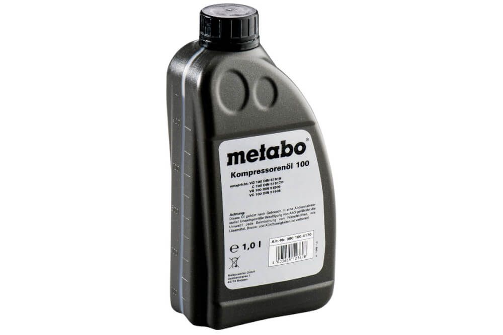 Масло компрессорное 1л METABO 100 (0901004170)