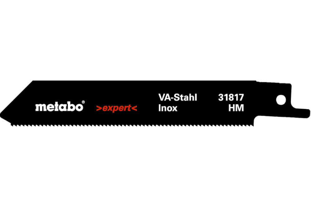 Полотно для сабельной пилы 115мм METABO S518EHM (631817000), 2шт.
