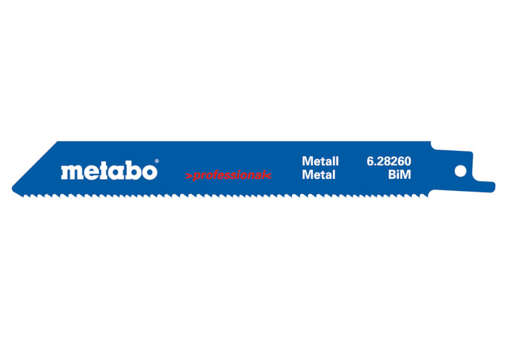 Полотно для сабельной пилы 150мм METABO S925VF (628260000), 5шт.