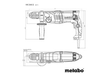 Перфоратор METABO KHE 2645 Q (601711500) Кейс