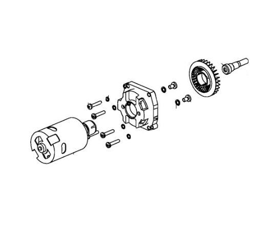 Мотор Metabo 316047710 для STA 18 LTX