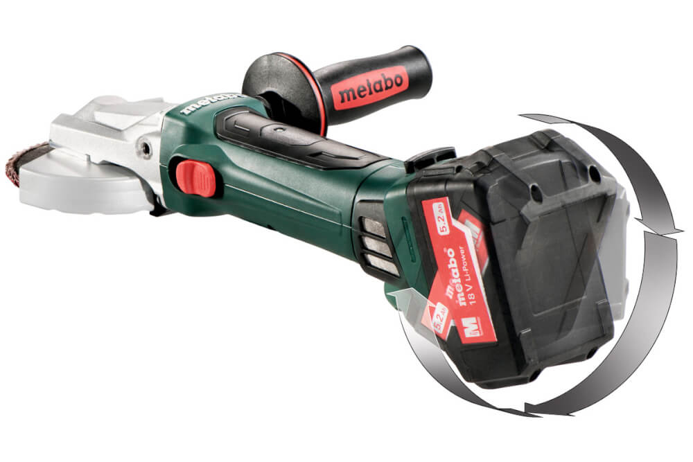 Шлифмашина угловая акк. Metabo WF 18 LTX 125 Quick (601306660) 18В, 2X5.5АЧ LiHD, Кейс