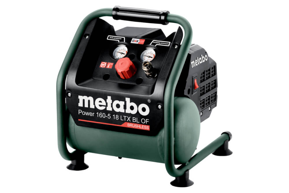 Компрессор аккумуляторный Metabo 160-5 18 LTX BL OF (601521850) 18В, КАРТОН, без АКБ и ЗУ 