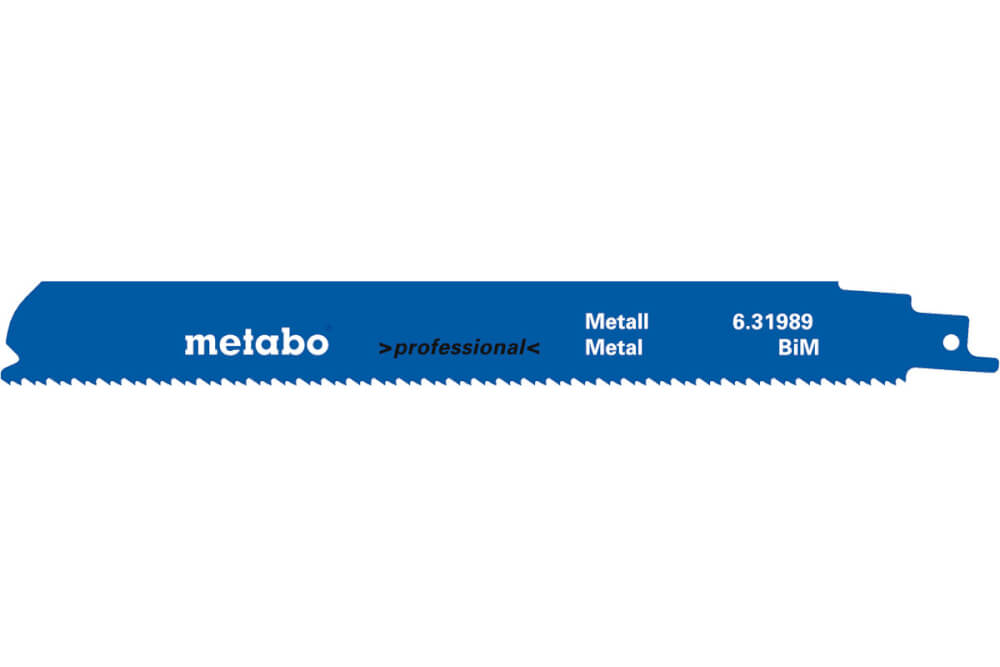 Полотно для сабельной пилы 225мм METABO S1126 CHF (631989000), 5шт.