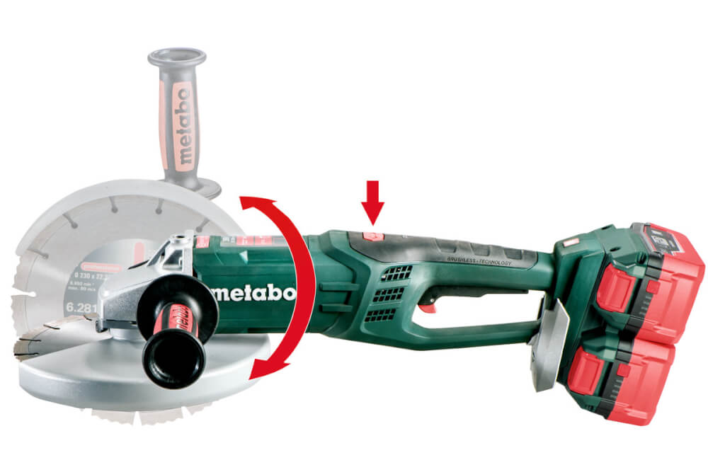 УШМ акк. Metabo WPB 36-18 LTX BL 230 (613102840) 18В, Без АКБ и ЗУ, Кейс 
