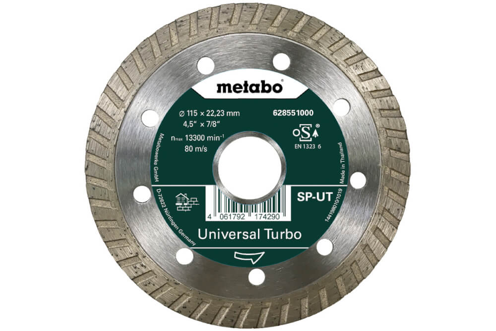 Диск алмазный METABO Turbo 115х22.2мм универсальный (628551000)