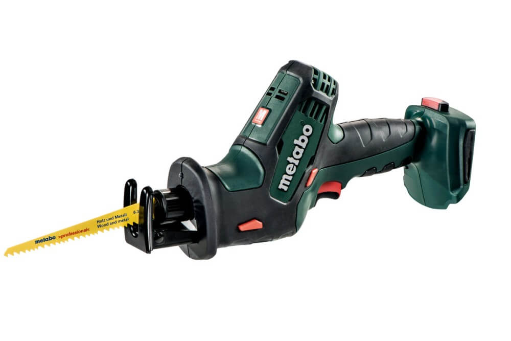 Сабельная акк. пила Metabo SSE 18 LTX Compact (602266890) 18В, Без АКБ и ЗУ , Картон 