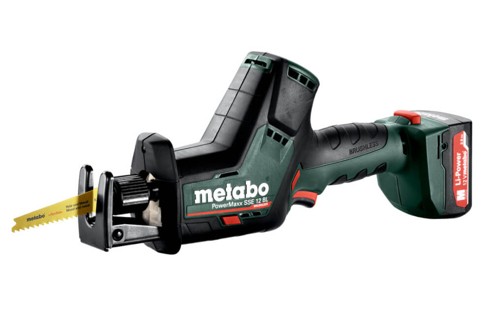 Пила сабельная аккумуляторная METABO POWERMAXX SSE 12 BL (602322500)