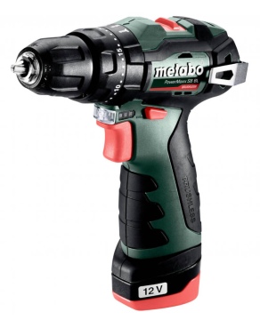 Шуруповерт ударный Metabo PowerMaxx SB BL (601784500) 12В, 2Х2,0АЧ, Кейс
