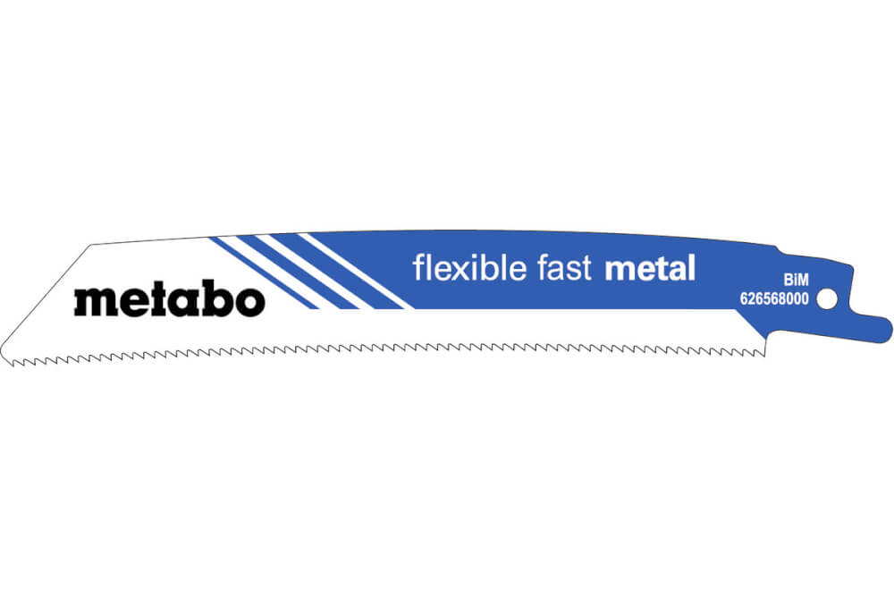 Полотно для сабельной пилы 150мм METABO FLEXIBLE FAST METAL (626568000), 5шт.