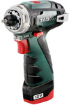 Дрель-шуруповерт Metabo POWERMAXX BS BASIC SET (600080710) [12В, 2x2,0 Ач,набор оснастки, кейс]