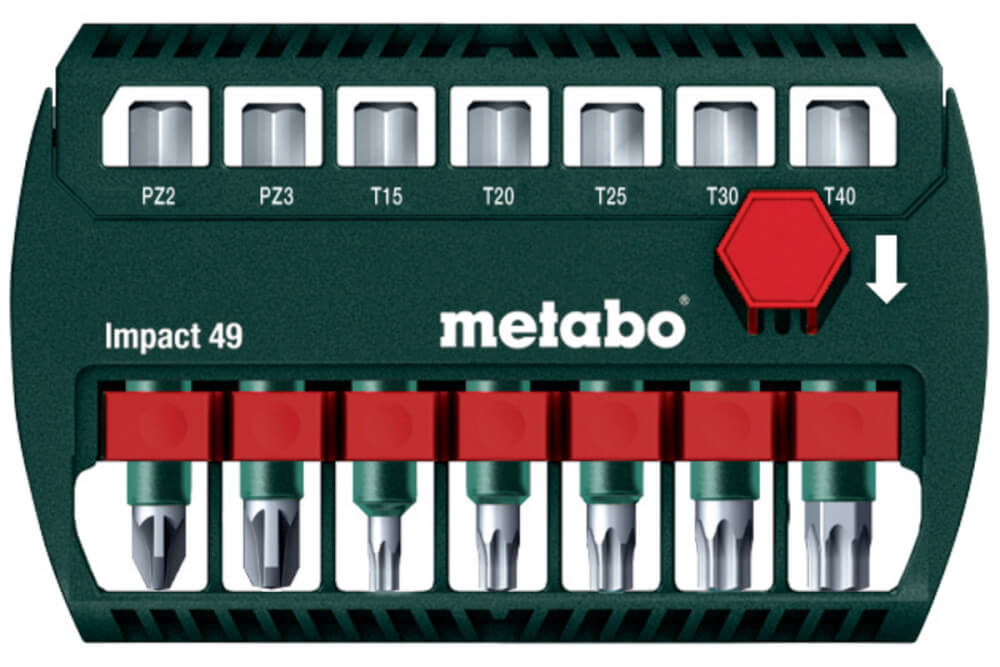 Набор бит METABO Impact 7 предметов (628850000)