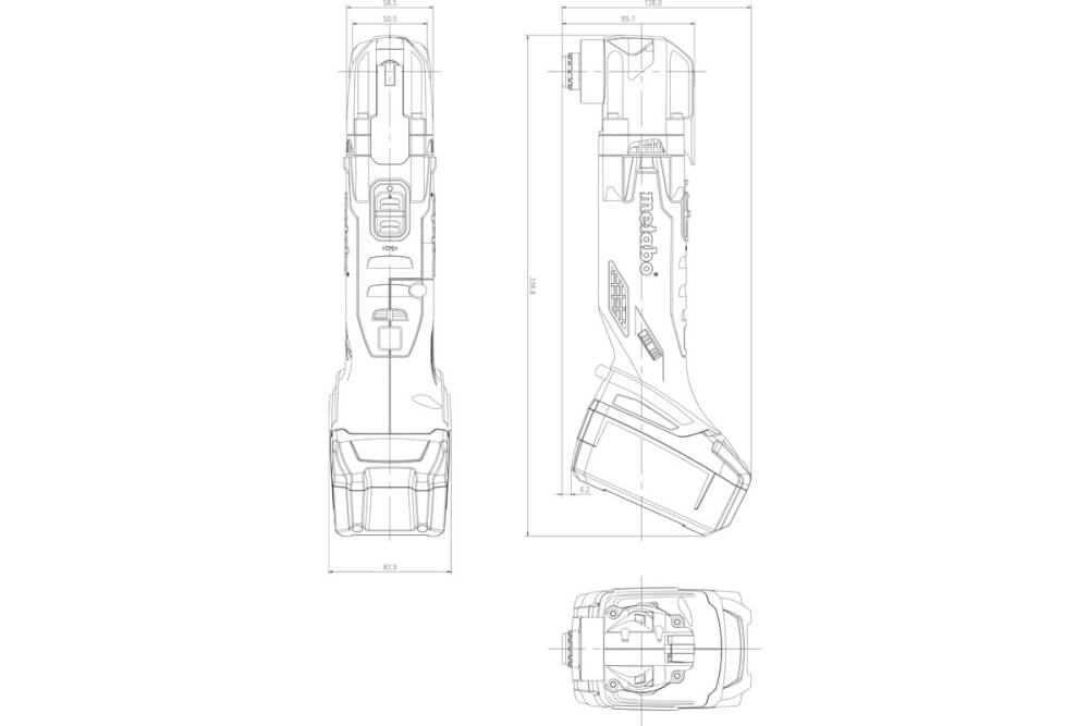 Реноватор (МФИ) аккумуляторный METABO MT 18 LTX Compact Metalock (613021650)