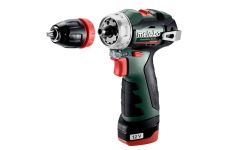 Шуруповерт Metabo PowerMaxx BS BL Q (601749500) 12В, 2Х2.0 АЧ, Кейс