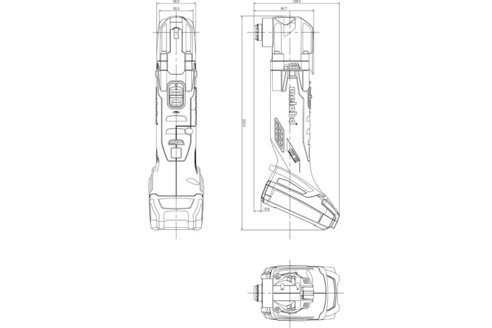 Реноватор (МФИ) аккумуляторный METABO MT 18 LTX Compact без АКБ и ЗУ (613021860)