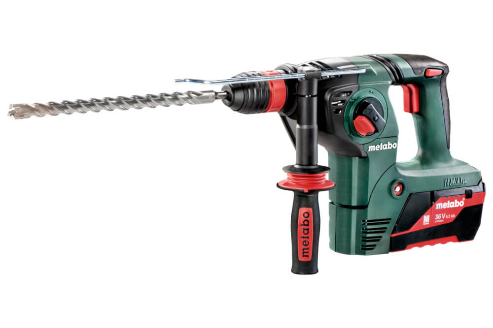 Перфоратор акк. Metabo KHA 36 LTX Quick (600795650) 36В, 2X5.2АЧ, Кейс