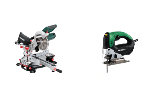 Набор электроинструментов: торцевая пила METABO KGS 216 M +лобзик HIKOKI CJ90VST (RUH21690)