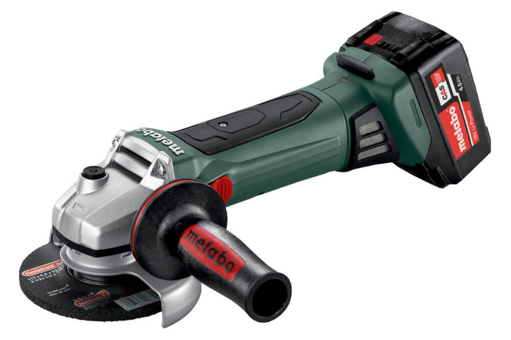 УШМ акк. Metabo W18 LTX 125 (602174610) 18В, 2X4АЧ, Кейс