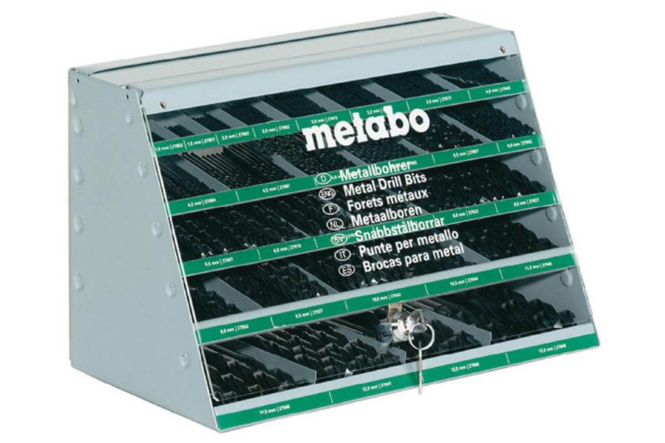 Набор сверл по металлу (шкаф) 1-13 мм METABO, 490 шт. (690103000)