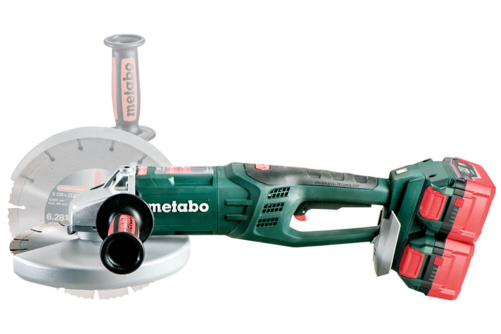 УШМ акк. Metabo WPB 36-18 LTX BL 230 (613102810) 18В, 4X8АЧ LiHD, Кейс