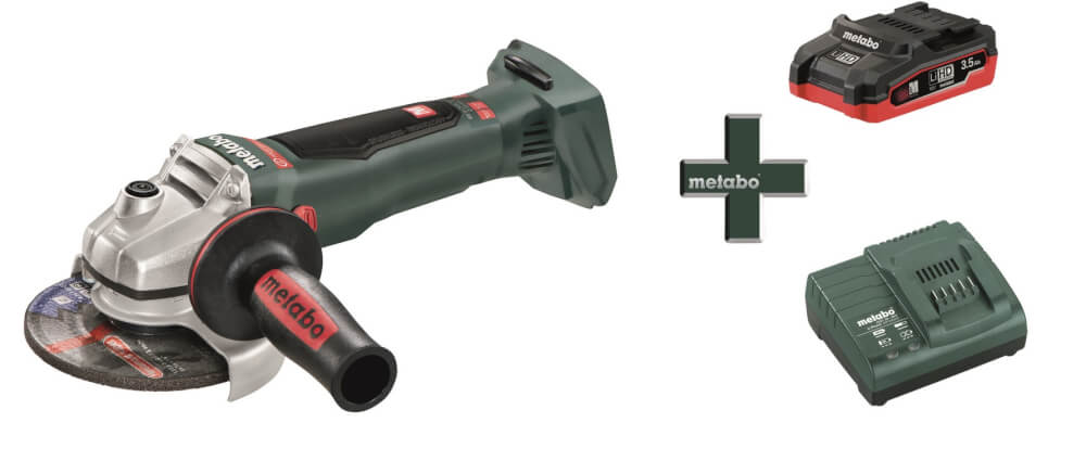 УШМ акк. Metabo WB18 LTX BL 125 Quick (T03360) 18В, 1Х4.0АЧ, Картон