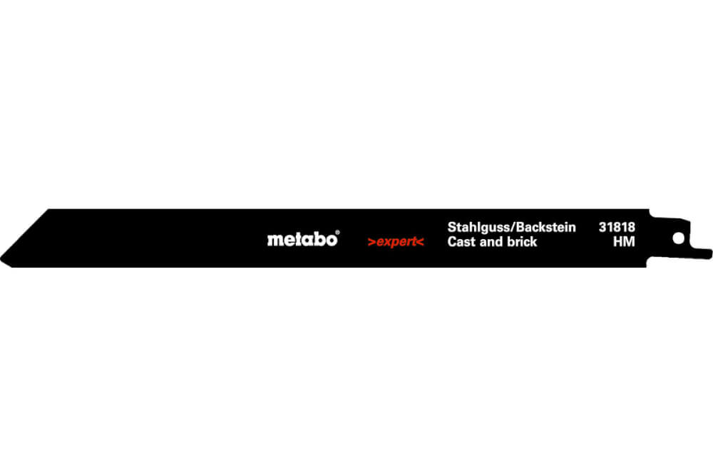Полотно для сабельной пилы 225мм METABO S1130Riff (631818000), 2шт.