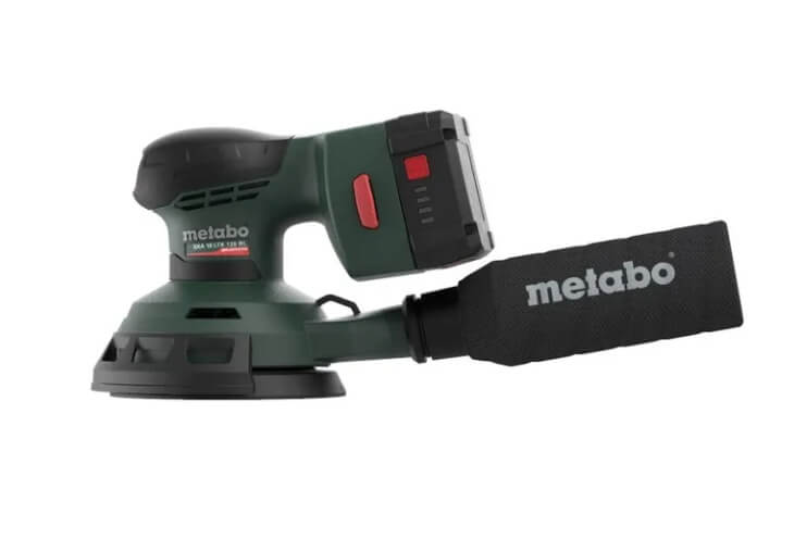 Шлифмашина эксцентриковая (орбитальная) аккумуляторная METABO SXA 18 LTX 125 BL без АКБ и ЗУ (600146850)