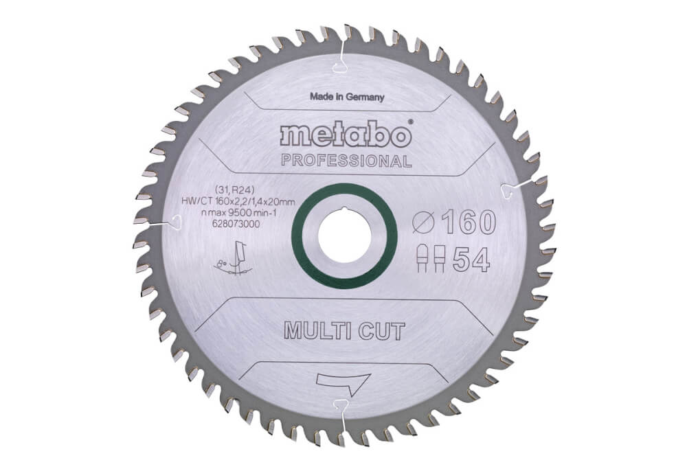 Диск пильный универсальный METABO MULTI CUT 165х20х54T (628293000)