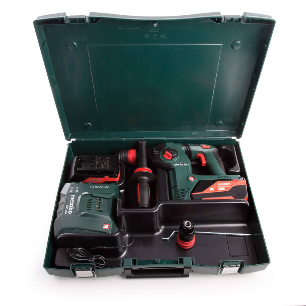 Перфоратор акк. Metabo KHA 36 LTX Quick (600795650) 36В, 2X5.2АЧ, Кейс