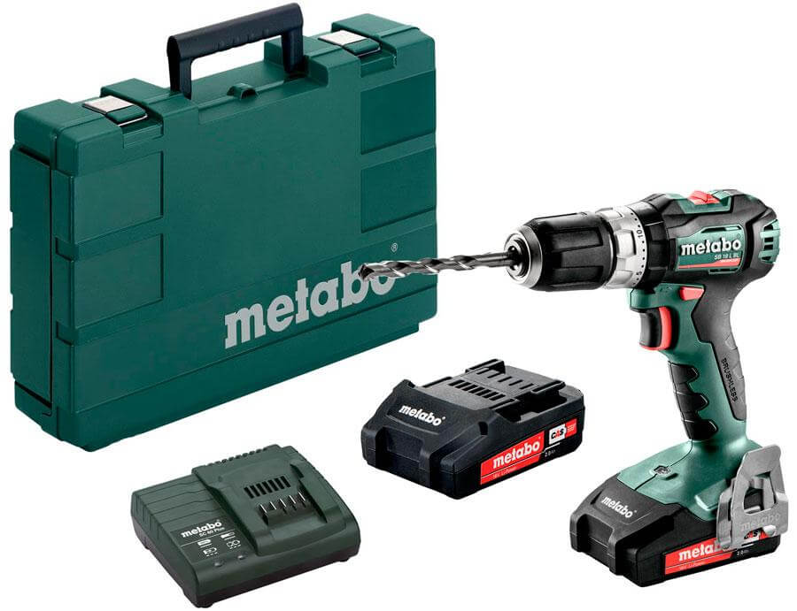 Шуруповерт ударный Metabo SB 18 L BL (602331500) 18В, 2X2АЧ, Кейс