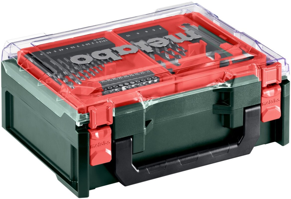 Дрель-шуруповерт Metabo POWERMAXX BS BASIC SET (600080710) [12В, 2x2,0 Ач,набор оснастки, кейс]