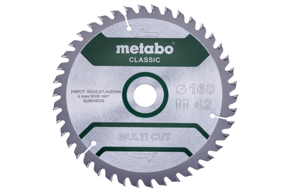 Диск пильный универсальный METABO MULTI CUT 160х20х42T (628658000)