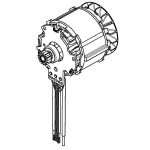 Мотор Metabo 316067310 для 18.0V BS18 L