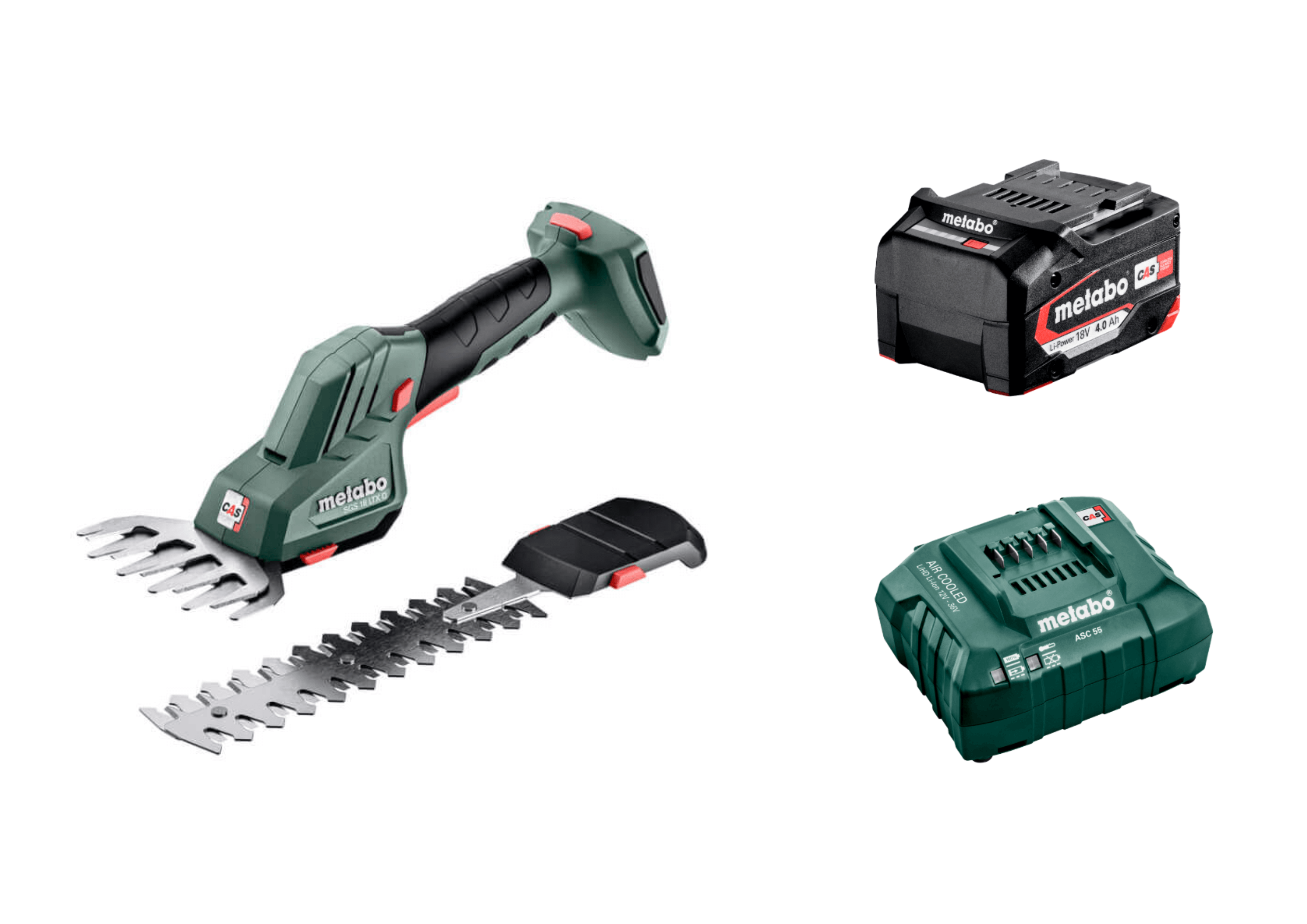 Ножницы садовые аккумуляторные METABO PowerMaxx SGS 18 LTX Q (601609850) 18В, 1х4.0 Ач, з/у, Картон