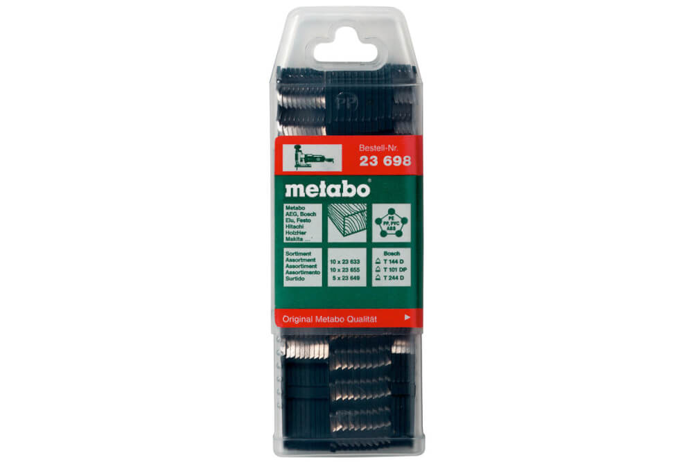 Пилки для лобзика METABO T144D/T101D/T244D (623698000), 25шт.