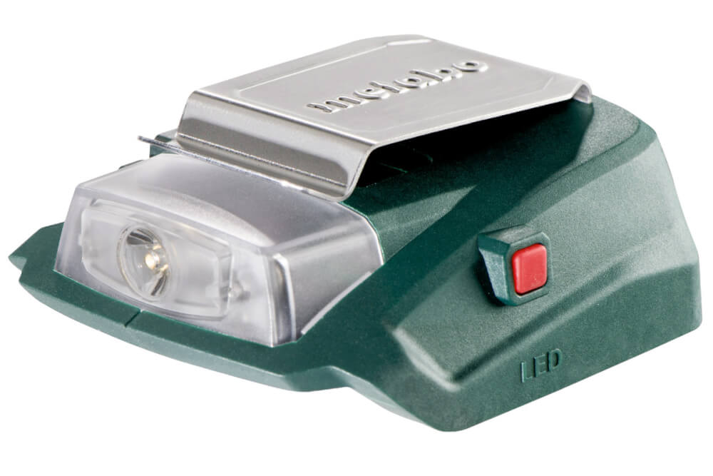 Фонарь-адаптер Metabo PA 14.4-18 LED-USB (600288000) 14.4В - 18В, Без АКБ и ЗУ, Картон