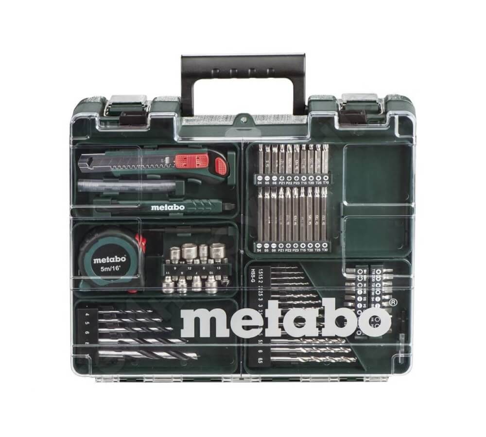Шуруповерт Metabo BS 18 SET (602207880) 18В, 2X2АЧ, Кейс с набором оснастки