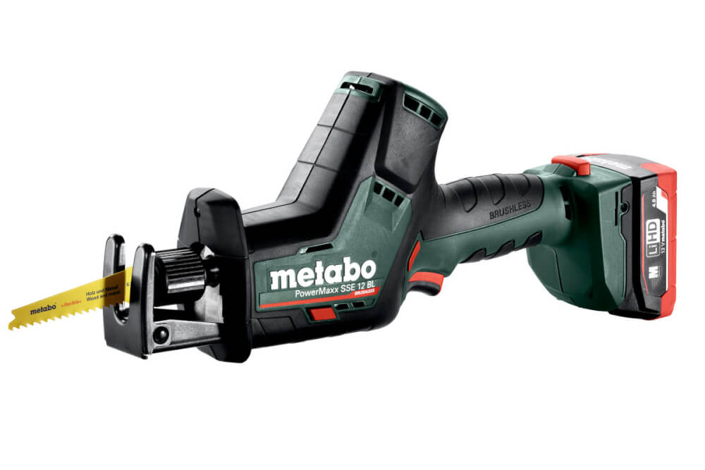 Пила сабельная аккумуляторная METABO POWERMAXX SSE 12 BL (602322800)