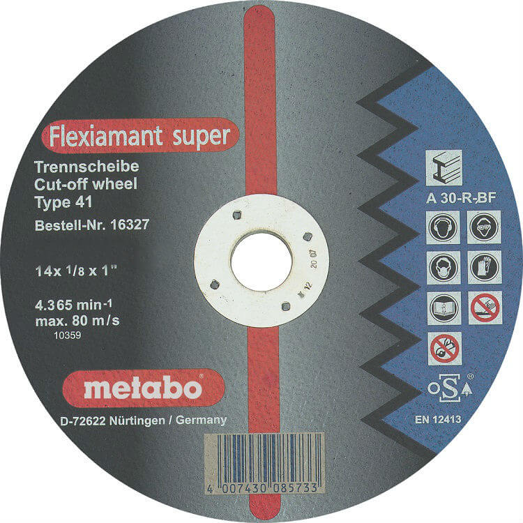 Круг отрезной по металлу METABO Flexiamant Super 125х22х2.0 мм (616107000)