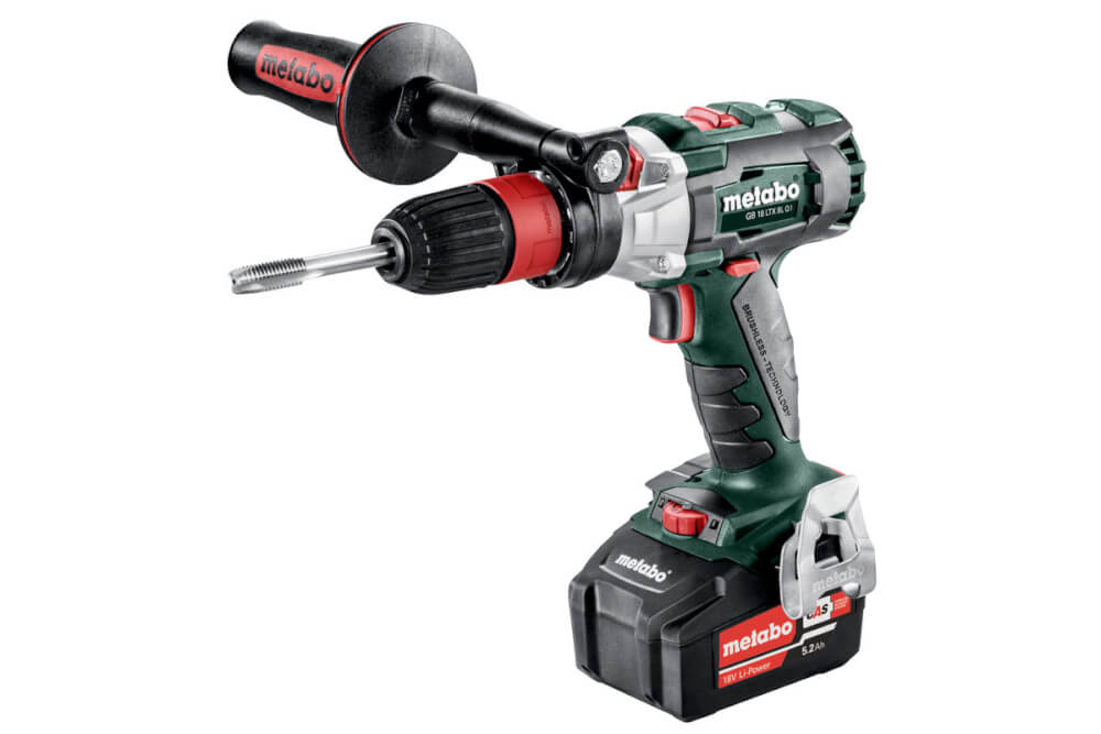 Резьборез акк. Metabo GB 18 LTX BL Q I (603828500) 18В, 2X5.2АЧ, Кейс